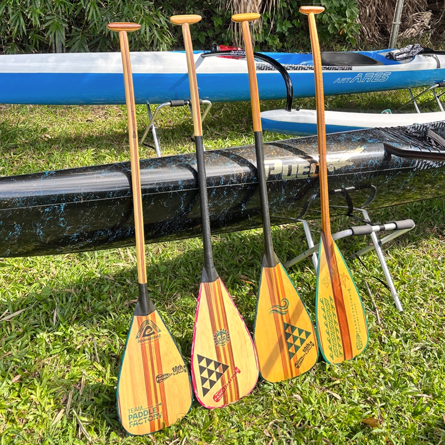 アウトリガーカヌーパドル